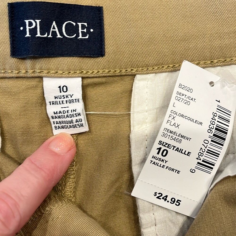 Children’s place husky khaki pants